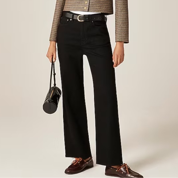 J. Crew Denim - J crew black rinse Tall slim-wide jean